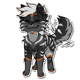 Телеграм стикер 😁 Fenyx - @NonCurlyFries