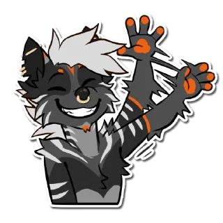 Sticker 👋 Fenyx - @NonCurlyFries