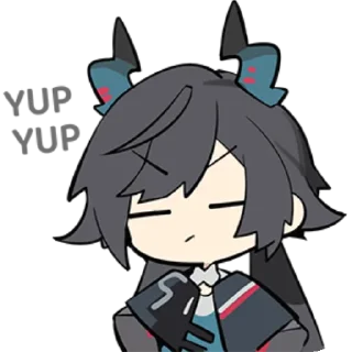 Telegram sticker 👄 @arknights_endfield_ar