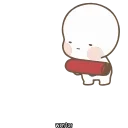 Telegram sticker 🍥 귀여워 옴팡이 by @wontae)