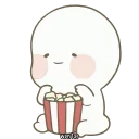 Telegram sticker 🍥 귀여워 옴팡이 by @wontae)