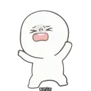 Telegram sticker 🍥 귀여워 옴팡이 by @wontae)