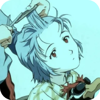 Telegram sticker ✋ Rei Ayanami @evangelionsti