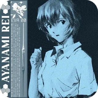 Sticker 🖼 Rei Ayanami @evangelionsti
