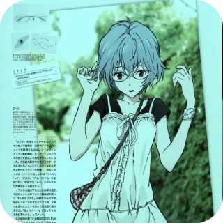 Video sticker 🧸 Rei Ayanami @evangelionsti