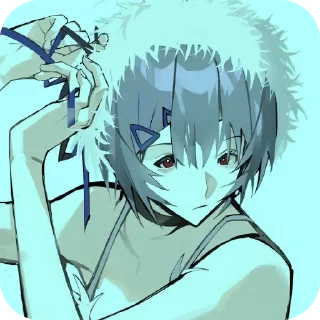 Video sticker 🧸 Rei Ayanami @evangelionsti