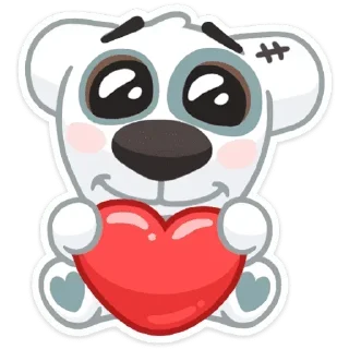 Telegram sticker 💘 Спотти @stickersvvk