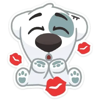 Telegram sticker 😘 Спотти @stickersvvk