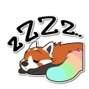 Телеграм стикер 💤 Toish