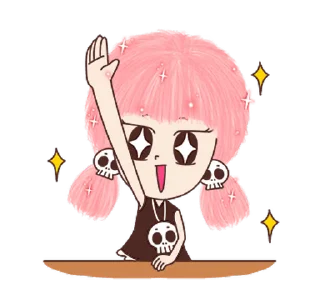 Video sticker 😊 Lovely Pink-witch Jia