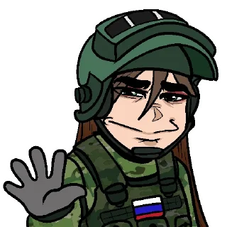 Telegram sticker ✋ Тайга ZOVëт