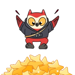 Telegram sticker 🌟 Moonbirds Originals #3418 @sticker_bot