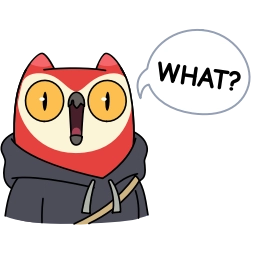 Telegram sticker 👀 Moonbirds Originals #3418 @sticker_bot