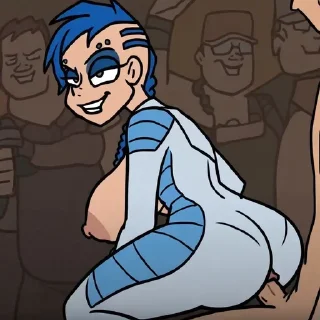 Telegram sticker 🌟 Металл Фемели 🔞- @Stickers_R34