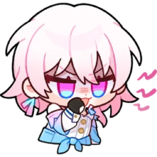 Телеграм стикер 👄 Honkai star rail sticker