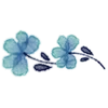 Sticker ➖ watercolor flowers  ♡  @ririmoji
 by NAKAYUKA (line)