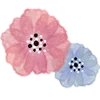 Sticker 💐 watercolor flowers  ♡  @ririmoji
 by NAKAYUKA (line)