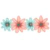Sticker ➖ watercolor flowers  ♡  @ririmoji
 by NAKAYUKA (line)