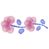 Sticker ➖ watercolor flowers  ♡  @ririmoji
 by NAKAYUKA (line)