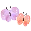 Sticker 🦋 watercolor flowers  ♡  @ririmoji
 by NAKAYUKA (line)