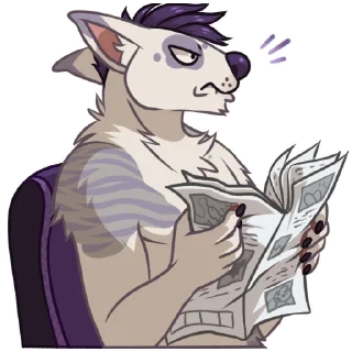 Telegram sticker 📰 Leios the Eggdog (Twitter: @Bullple)