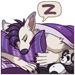 Telegram sticker 😴 Leios the Eggdog (Twitter: @Bullple)