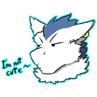 Telegram sticker 😖 Alopex