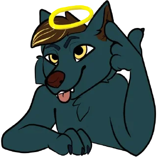 Telegram sticker 😇 Cloud The Wuskit