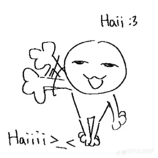Sticker 👋 бели челики