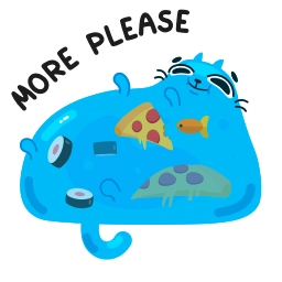 Sticker 💙 Cat20-Emojis