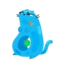 Video sticker 💙 Cat20-Emojis