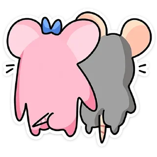 Telegram sticker 😏 Крис и Кристина  @TgSticker
