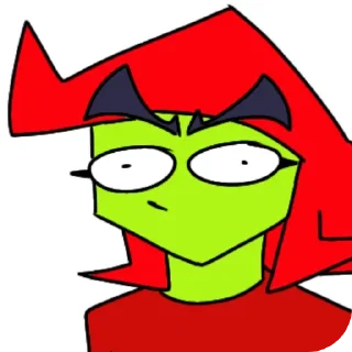 Telegram sticker 🧋 Анька на все случаи жизни @Goofyraptor