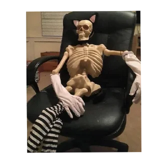 Telegram sticker 🗿 Скелеты 💀💀💀