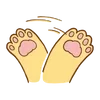 Sticker 🌟 hey, orange cat!! @kiokome