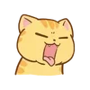 Sticker 🌟 hey, orange cat!! @kiokome