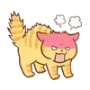 Sticker 🌟 hey, orange cat!! @kiokome