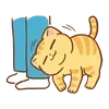 Sticker 🌟 hey, orange cat!! @kiokome
