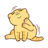 Sticker 🌟 hey, orange cat!! @kiokome