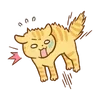 Sticker 🌟 hey, orange cat!! @kiokome