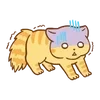 Sticker 🌟 hey, orange cat!! @kiokome