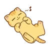 Sticker 🌟 hey, orange cat!! @kiokome