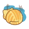 Sticker 🌟 hey, orange cat!! @kiokome