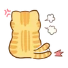 Sticker 🌟 hey, orange cat!! @kiokome