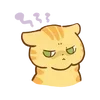Sticker 🌟 hey, orange cat!! @kiokome