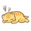 Sticker 🌟 hey, orange cat!! @kiokome