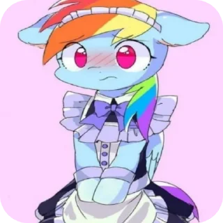 Telegram sticker 🥰 Pony Chocholoo @Shumbowl