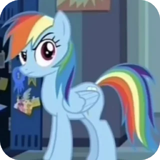 Telegram sticker 🤨 Pony Chocholoo @Shumbowl