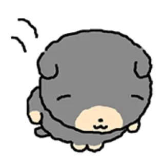 Sticker 🙇‍♀️ kkiwoong the puppy  ♡  @ririmoji
by 도톰 dotom (kkt)
