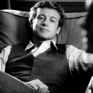 Telegram sticker ☕️ - ᗷY @ahMshY 𓉮 . Patrick jane